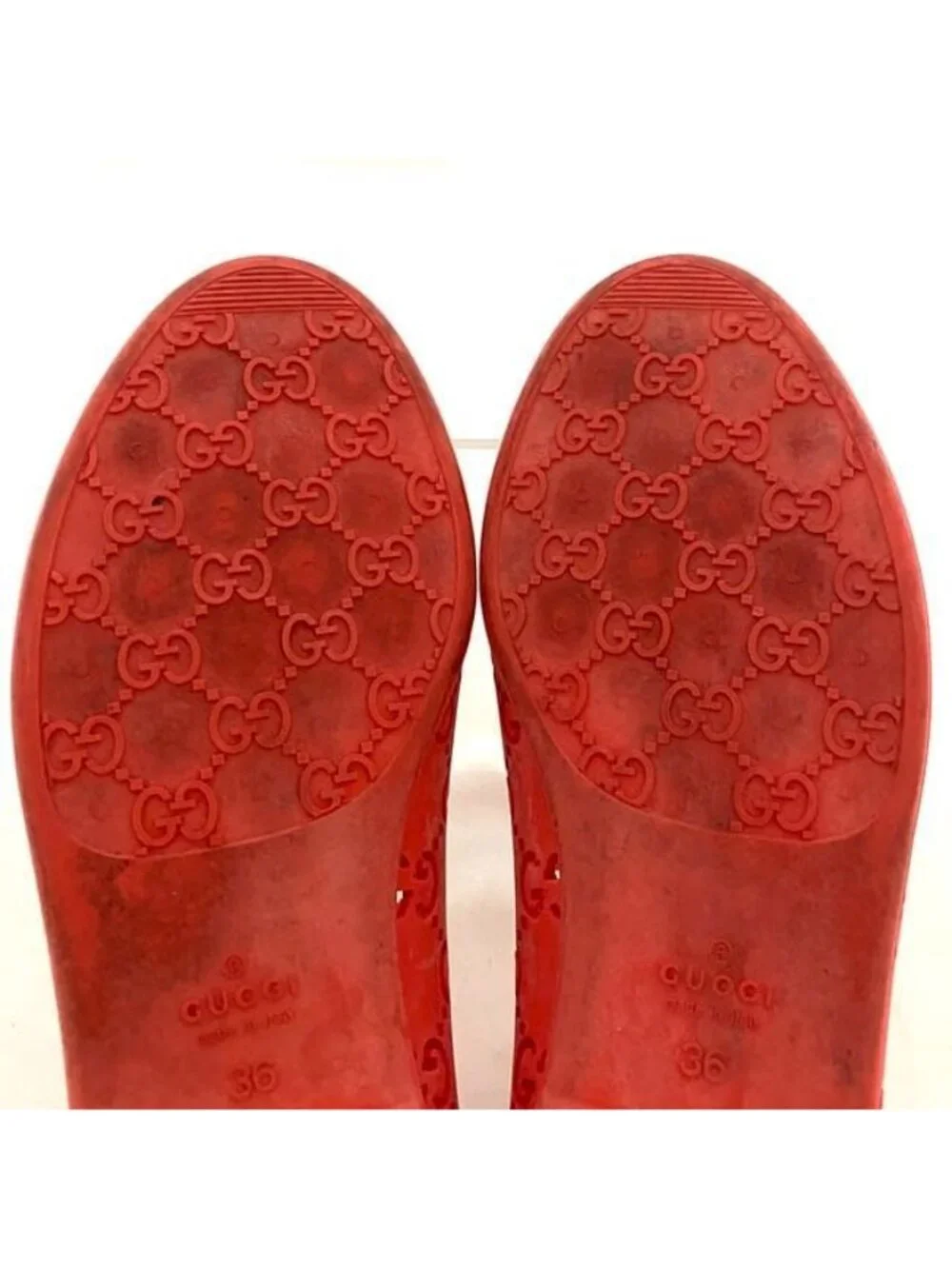 Gucci Shoes Red Orange Cima - Picture 6 of 10